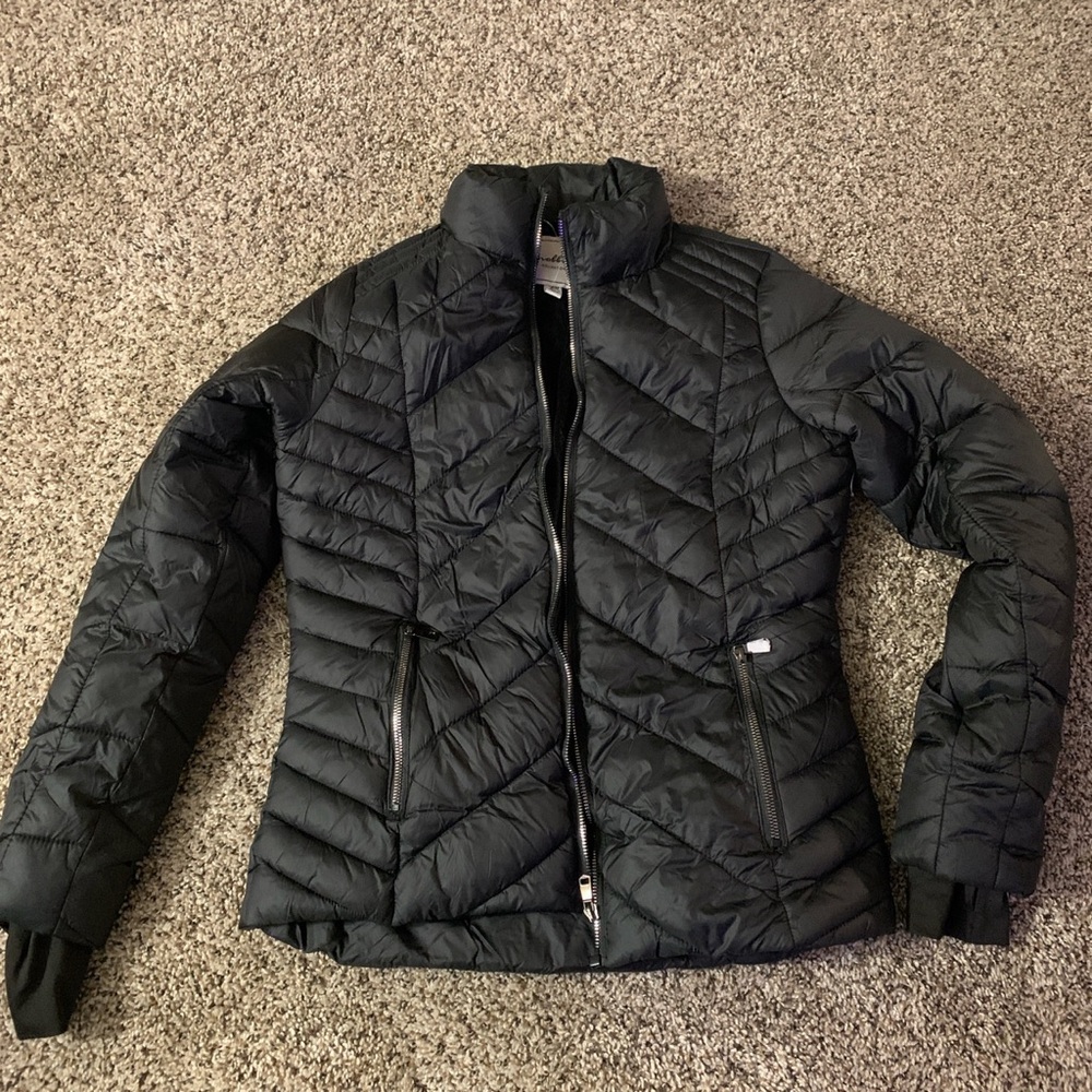 Snobbish collection womens black puffer jacket